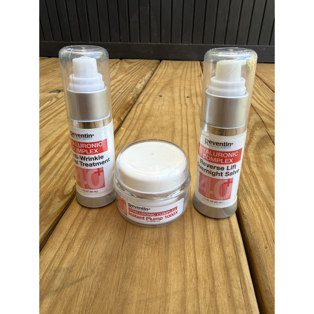 Reventin Clinical Result 40+ Hyaluronic Complex Complete Anti-Aging Regiment Lot